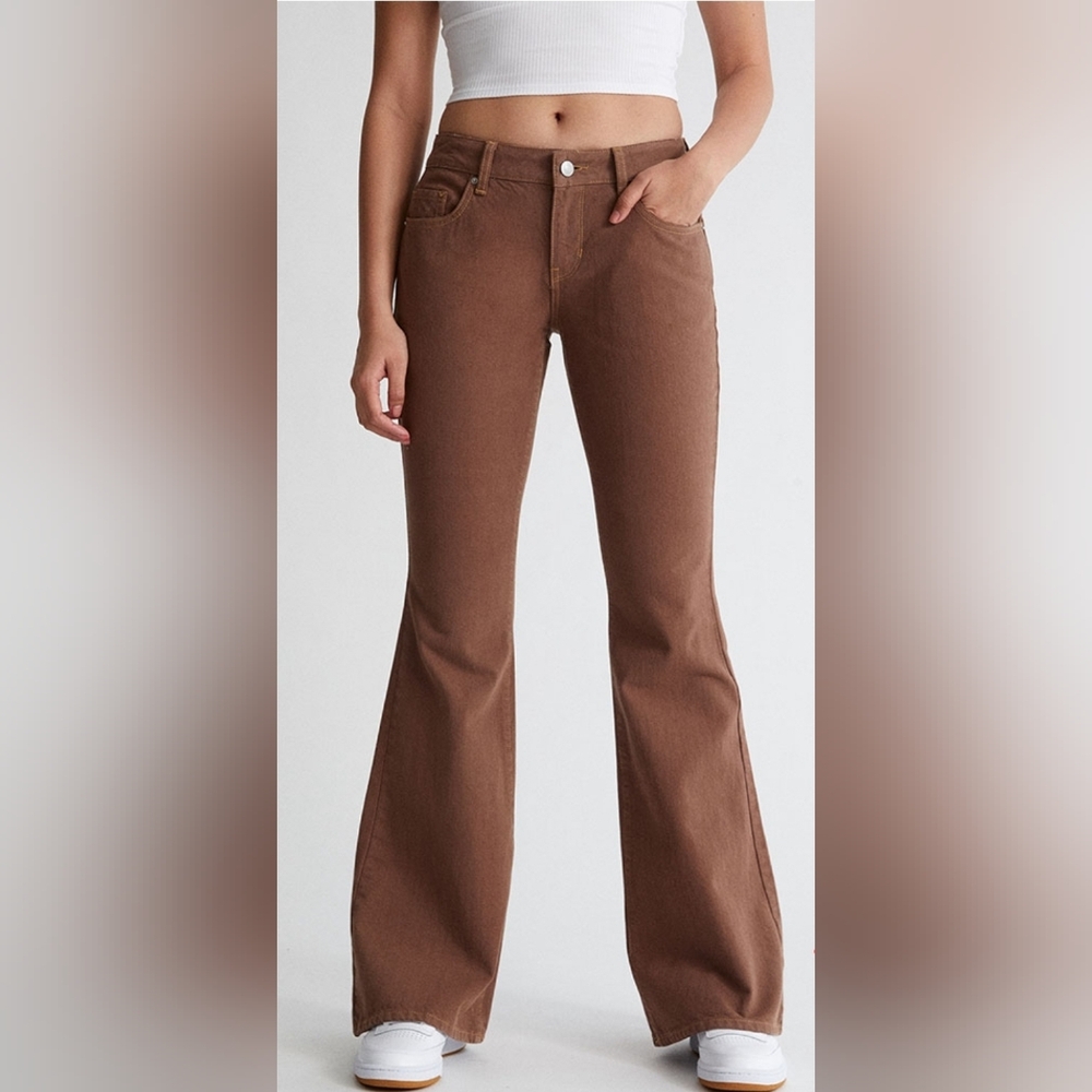 Women's Brown Flare Jeans